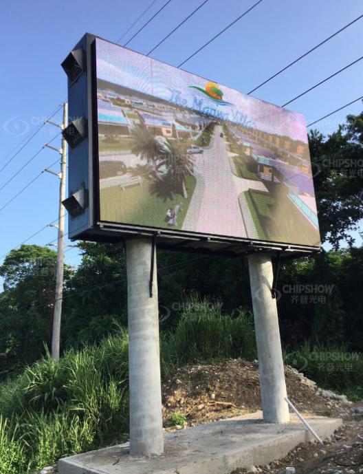 C-Vent Outdoor P10 Double Sided LED Billboard In Jamaica