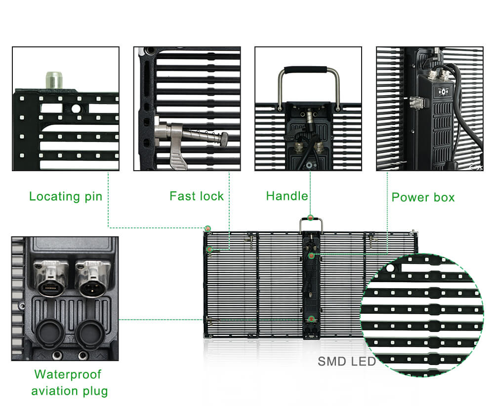 high transparent led display