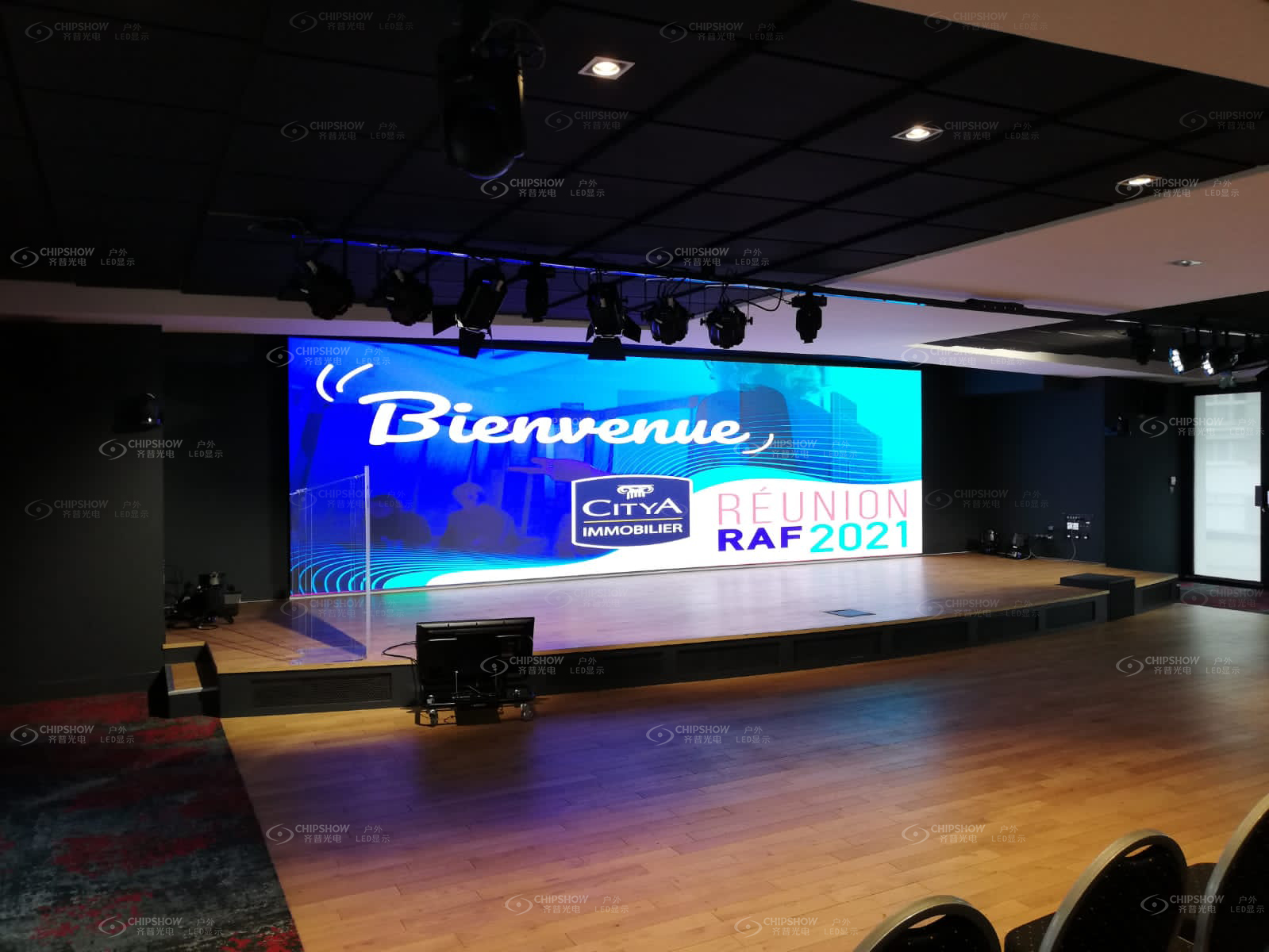 C-Max Indoor P2.5 LED Screen in Paris France