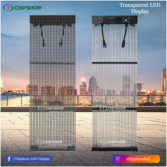 Transparent led display