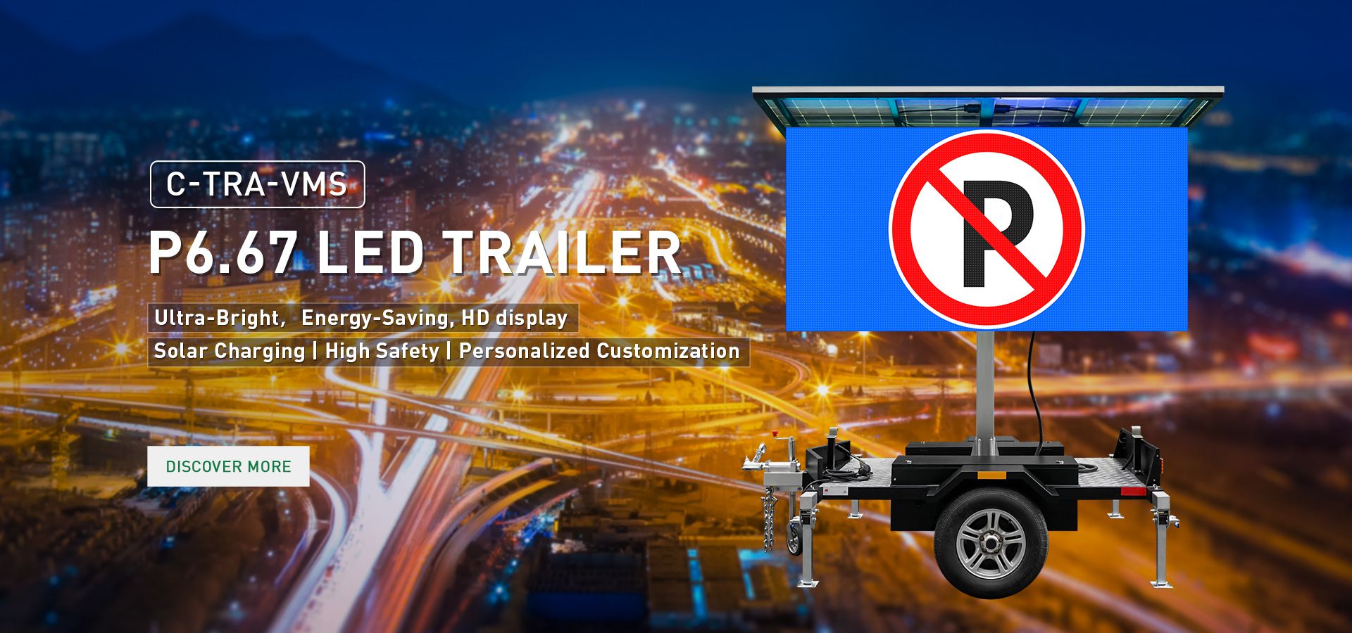 C-Tra-VMS P6.67 mobile LED screen trailer