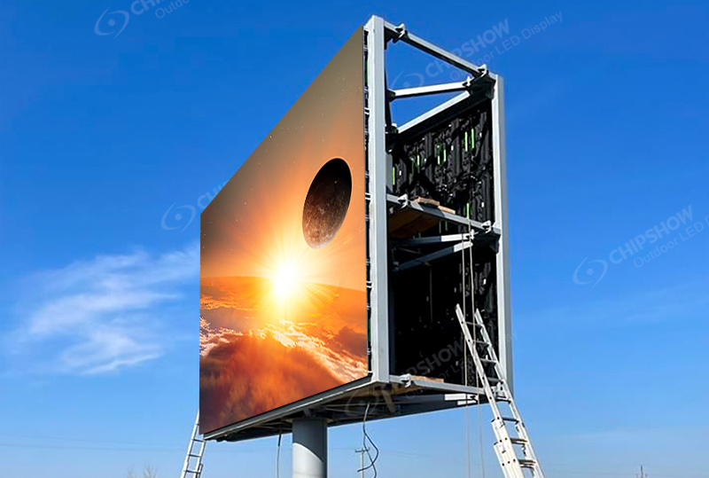 P4.8 Outdoor advertising screen in Romania