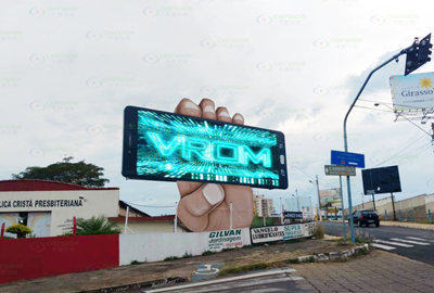 C-Fit Outdoor P10 LED Billboard In Brazil