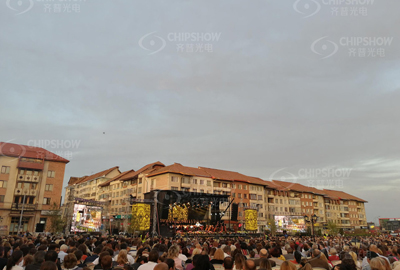 C-Lite Outdoor P4.81 LED Screen for Concert In Romania