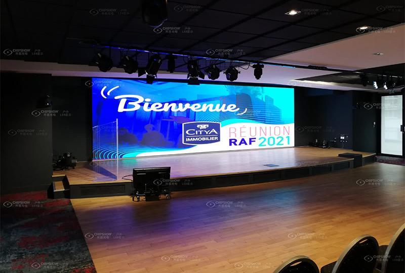 C-Max Indoor P2.5 LED Screen in Paris France