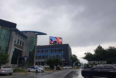 Outdoor LED display P10 HD screen in Korea