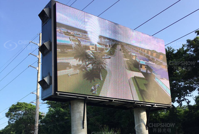 C-Vent Outdoor P10 Double Sided LED Billboard In Jamaica