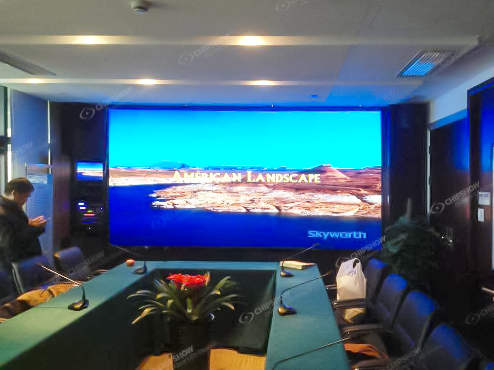 15P2.5 high-definition LED display screen project for a conference room of a certain public institution in Zhejiang