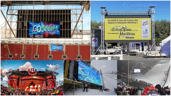 Stadium perimeter LED display Stadium perimeter LED display