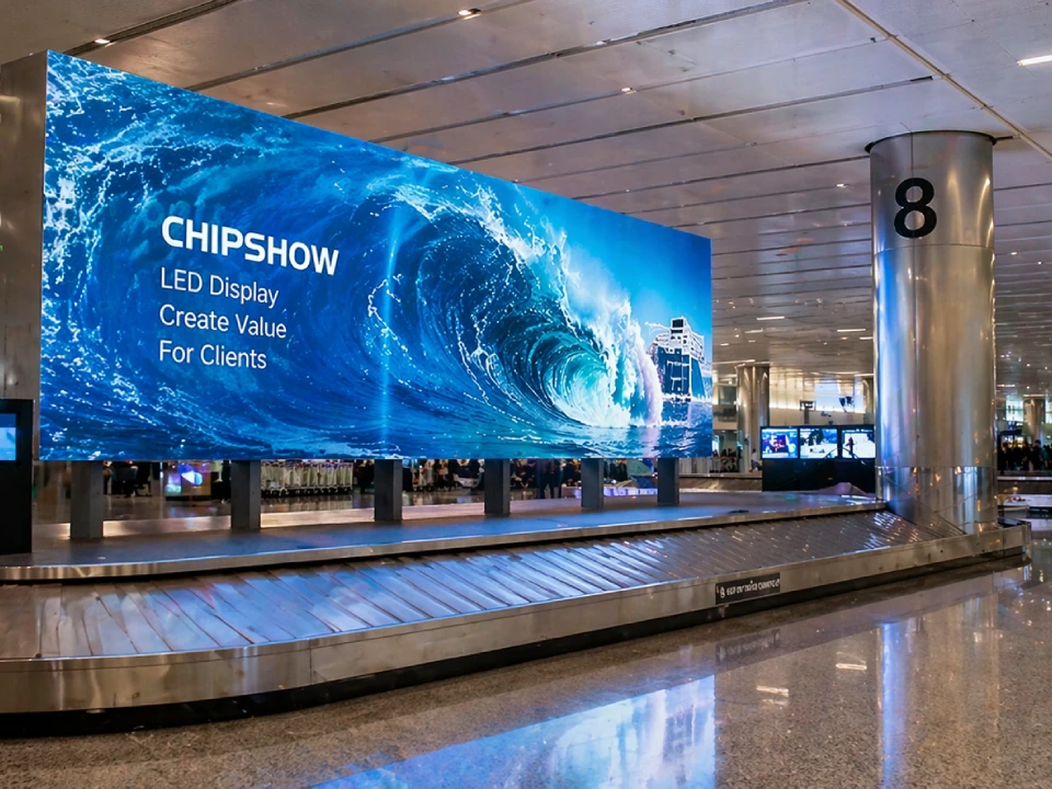Airport & Rail Concourse Advertising Solution - chipshow