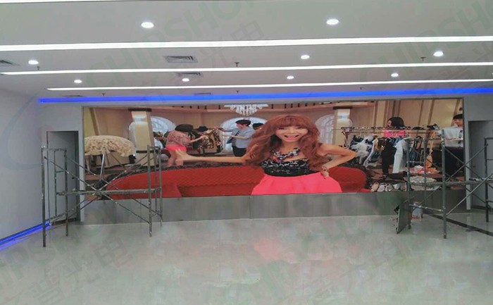 C-Pad-U Indoor P1.26 Small Pitch LED Video Wall In Shangdong