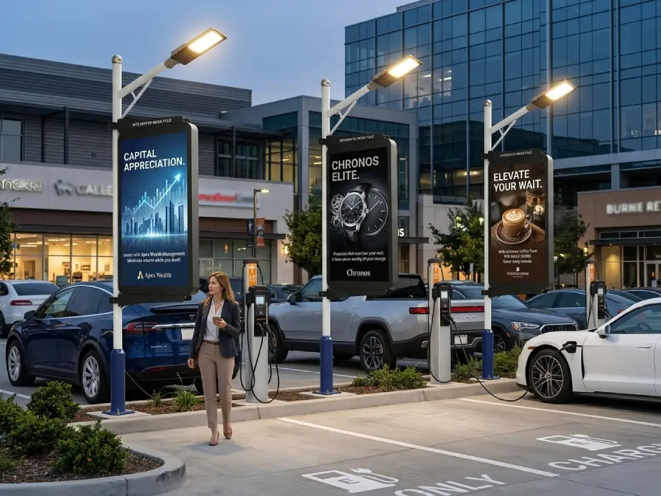 EV Charging DOOH Monetization