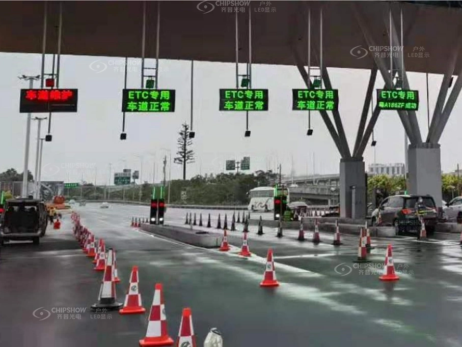 Highway Toll Station LED Display