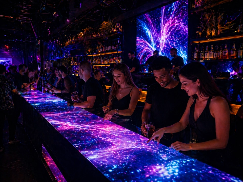 Touchable Bar & Interactive Areas