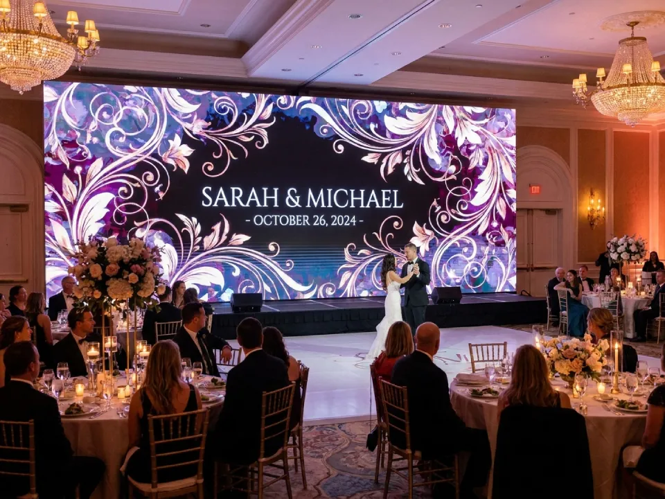 Weddings led display