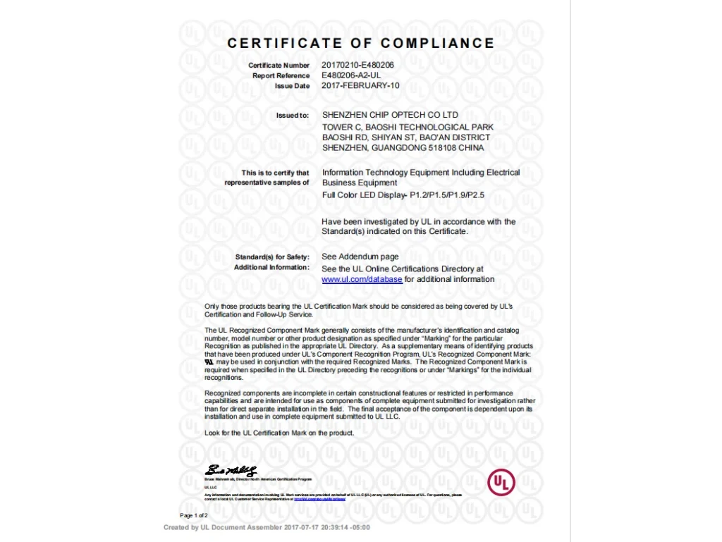 P1.2-P2.5-UL-Certificate-of-Compliance