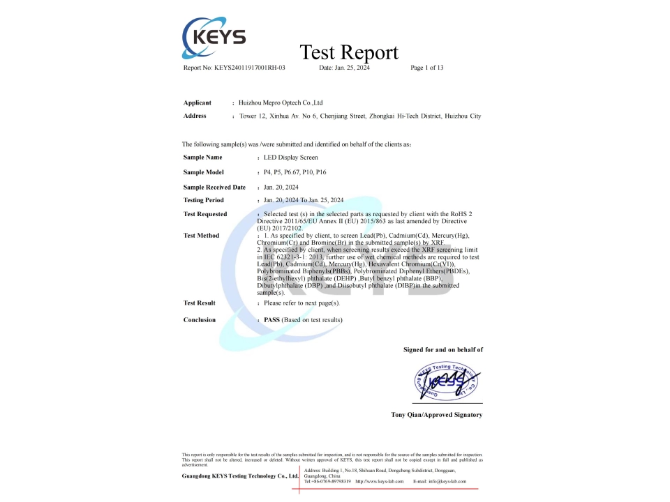 c-smart-rohs-certificate