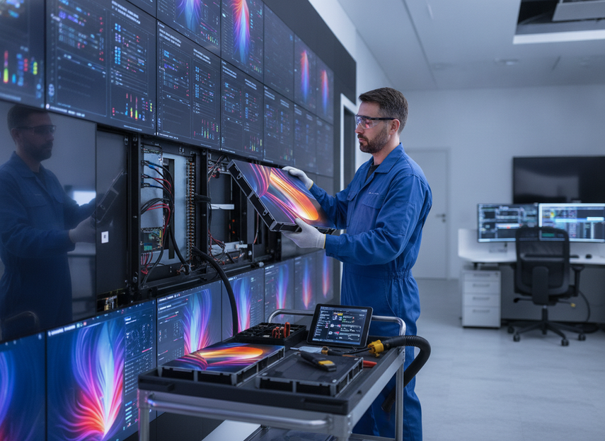 COB module replacement and front-service access planning