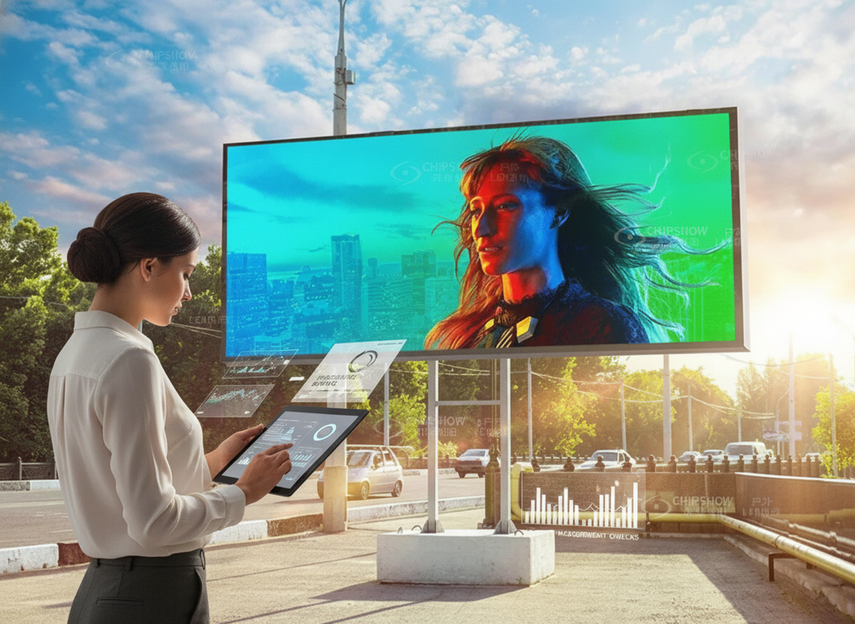 Programmatic DOOH buying model comparison on digital screens in a city setting