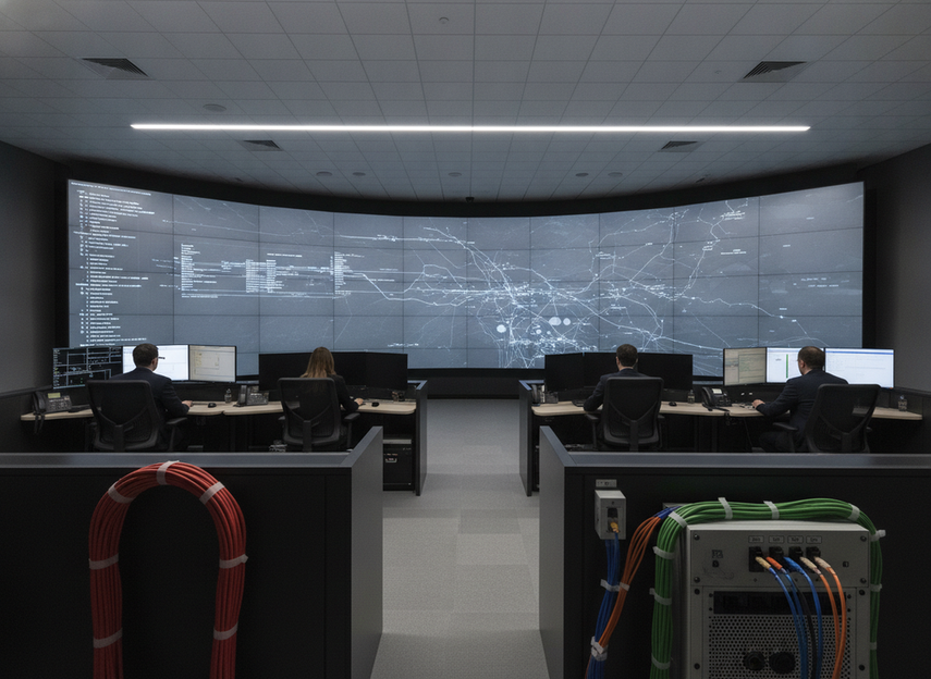 LED wall redundancy in a mission-critical control room