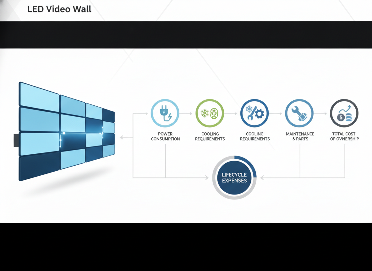 Energy Efficiency and TCO for 24/7 Command Center LED Walls supporting image