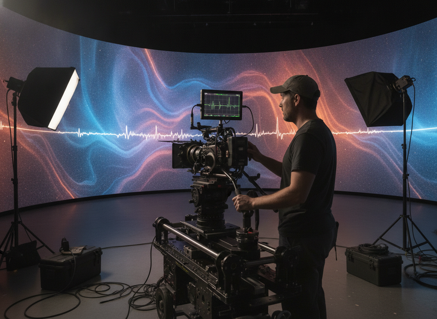 Virtual Production LED Wall Camera-Safe Test Protocol supporting image