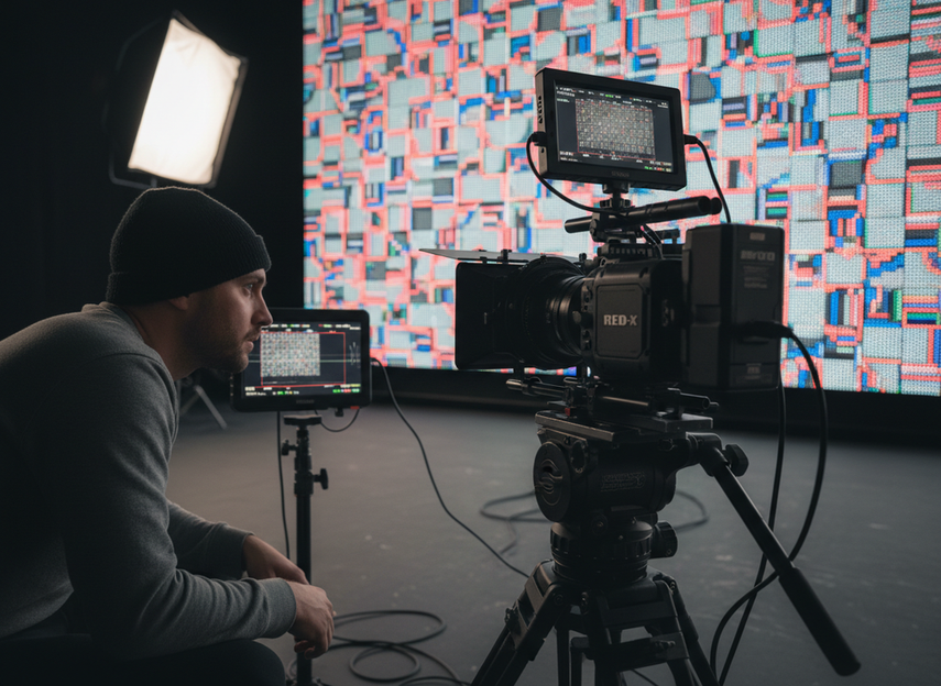XR LED Wall Setup: Processor, Calibration, and Moiré Fixes supporting image