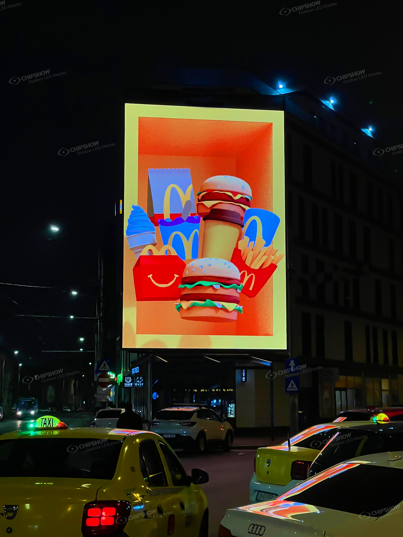 digital out of home 3d led advertising screen