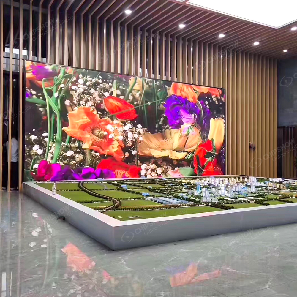 c max luxury lobby flower led video wall