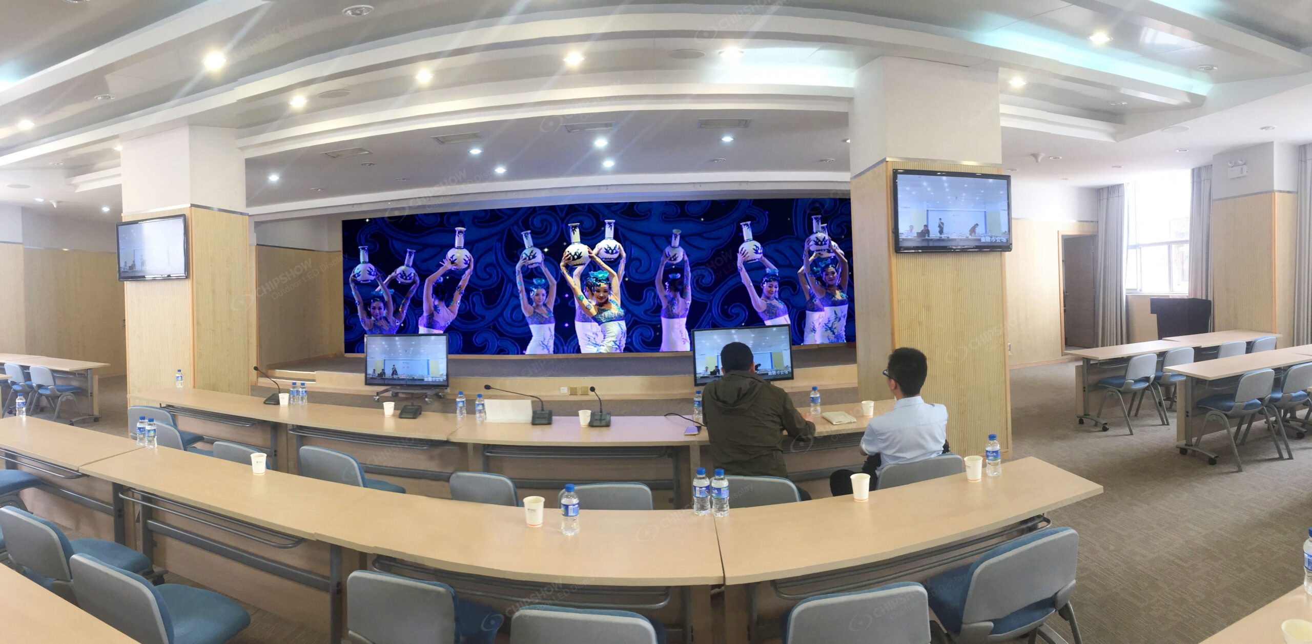 c pad u yunnan telecom conference room led wall