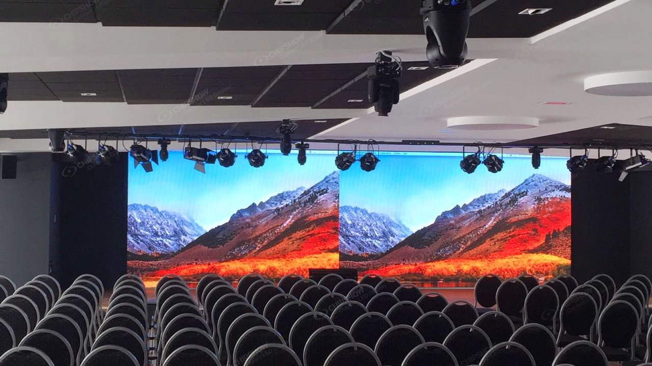 conference room stage france landscape light gray