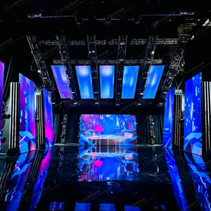 colorful modular led stage awards show