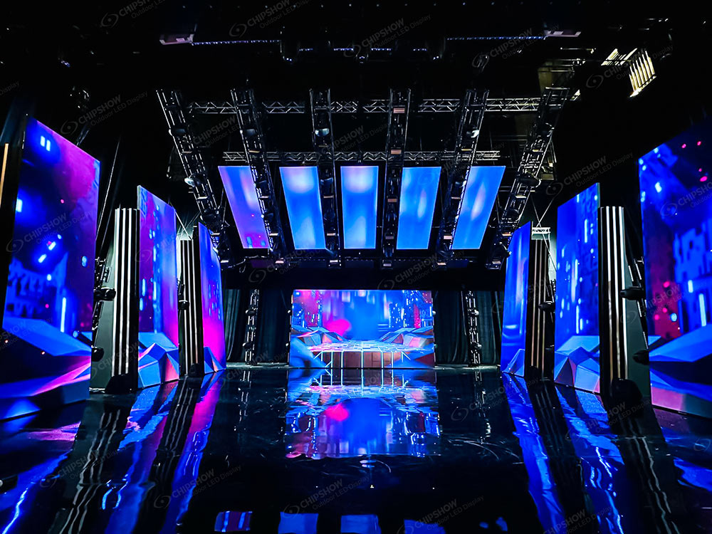 colorful modular led stage awards show