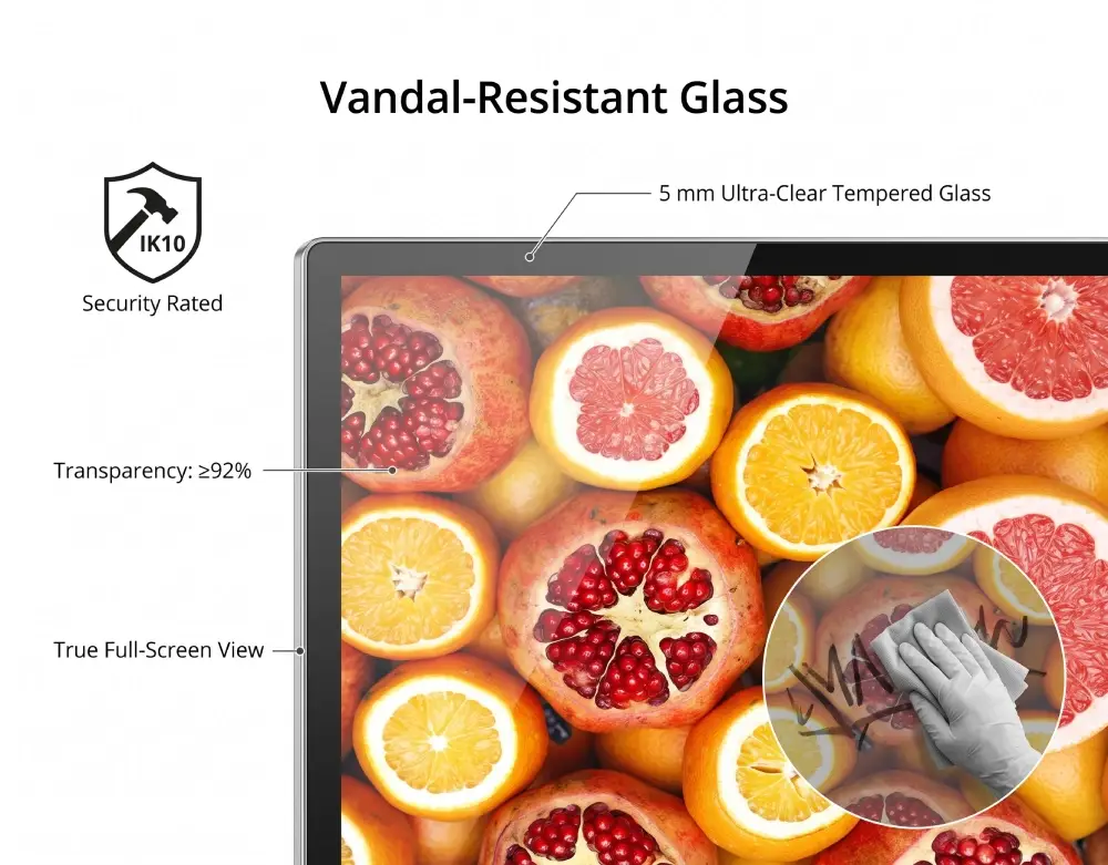 Vandal-Resistant Glass
